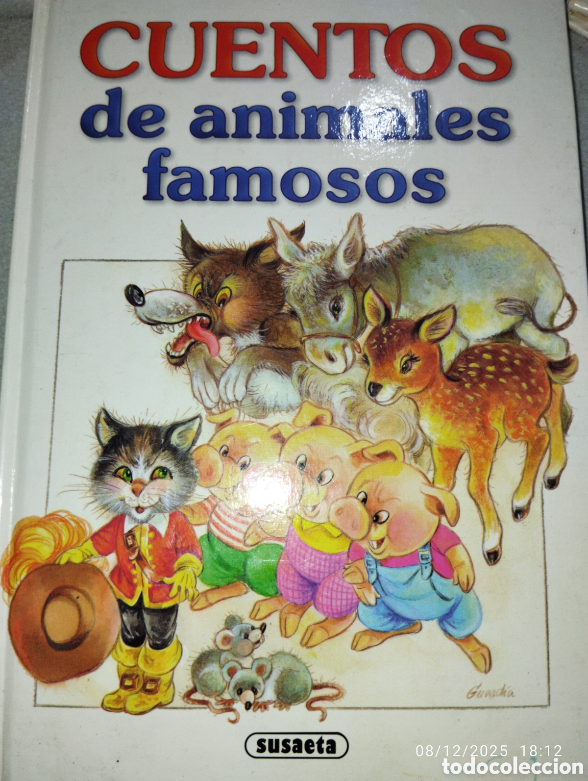 Gebrauchte B&uuml;cher: CUENTOS DE ANIMALES FAMOSOS. EDITORIAL SUSAETA. CARTON&Eacute;. P&Aacute;GINAS 141. PESO 450 GR. BUEN ESTADO.
