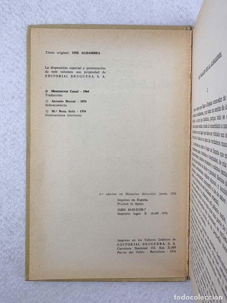Libros de segunda mano: Cuentos de la Alhambra - Washington Irving - Foto 5