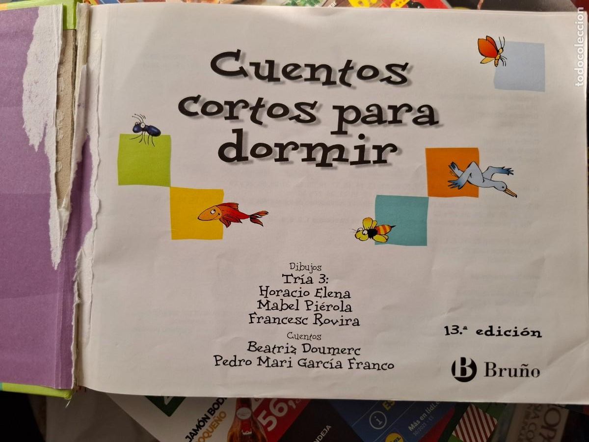 Libros de segunda mano: cuentos cortos para dormir vv aa ed bru&ntilde;o - Foto 3