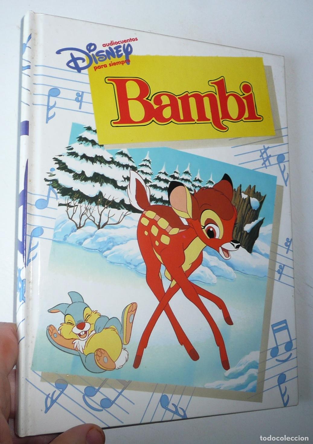 Libros de segunda mano: Audiolibros para siempre Disney - Bambi (Club Internacional del Libro, 1993)