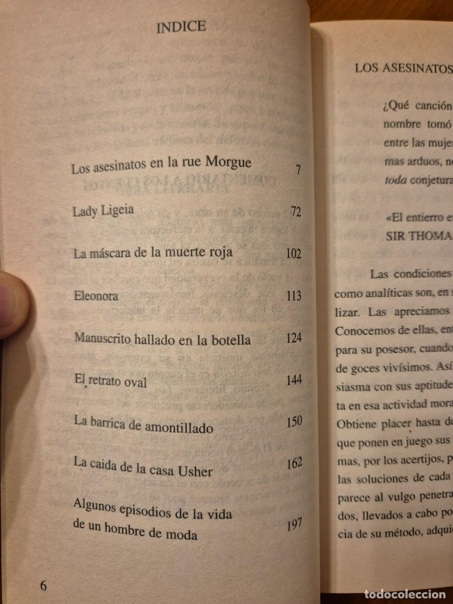Libros de segunda mano: &rdquo;Cuentos&rdquo; de Edgar Allan Poe, - Foto 4