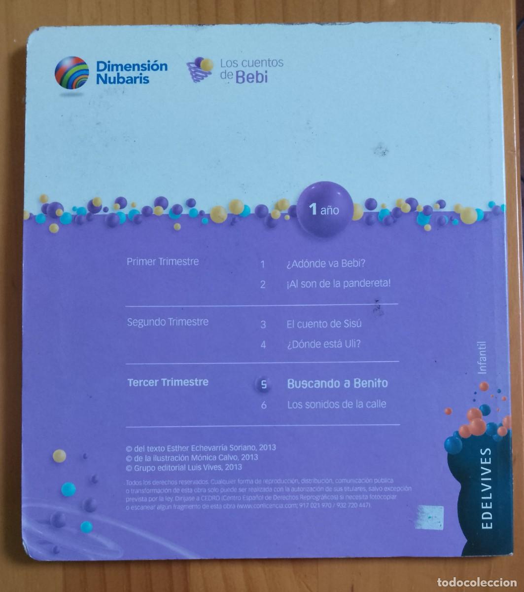 Libros de segunda mano: BUSCANDO A BENITO - LOS CUENTOS DE BEBI - EDELVIVES - Foto 2