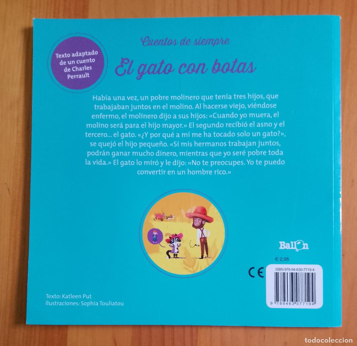 Libros de segunda mano: EL GATO CON BOTAS - CUENTOS DE SIEMPRE - Foto 2