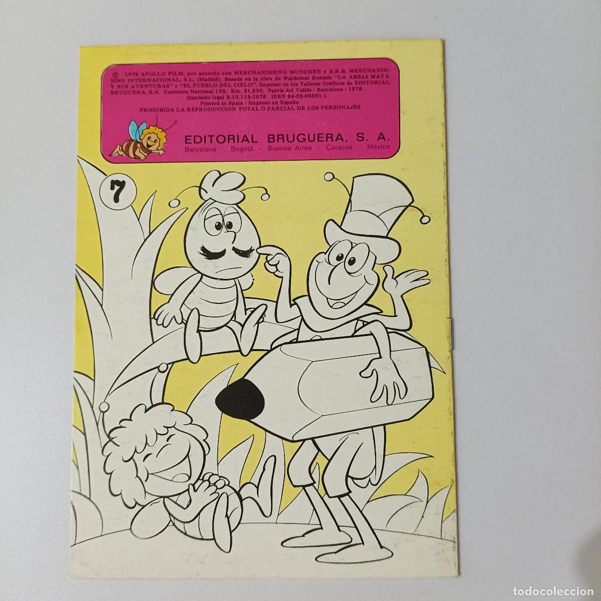 Libros de segunda mano: Cuadernos para pintar LA ABEJA MAYA. ED. Bruguera - Foto 2