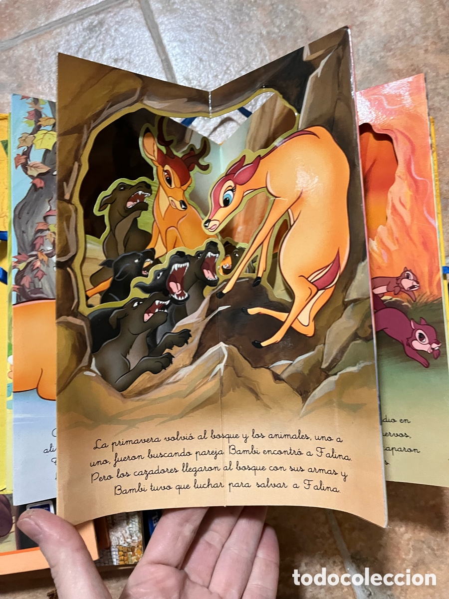 Libros de segunda mano: Blas45C cuento pop-up Disney Beascoa Bambi - Foto 2