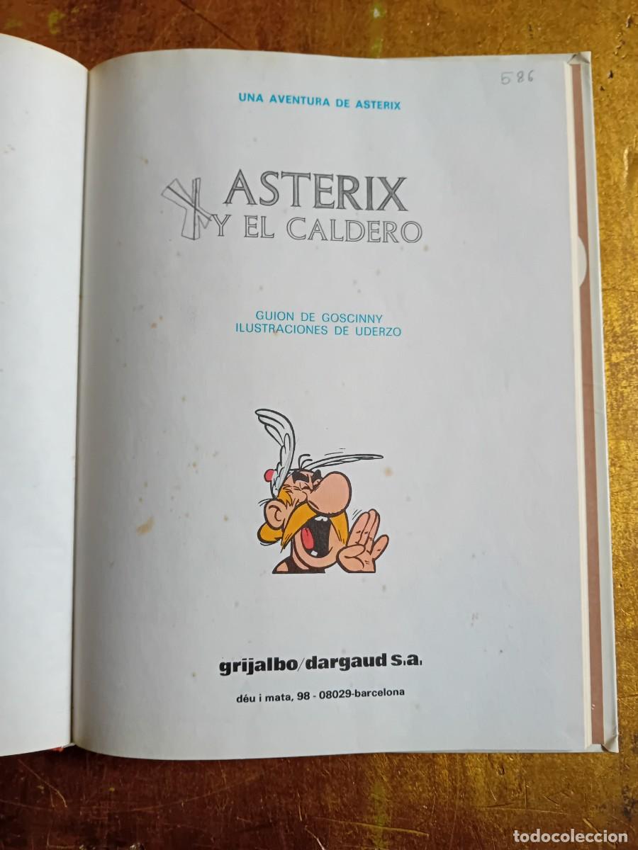 Libros de segunda mano: Ast&eacute;rix y el caldero 1985, n 13. - Foto 2