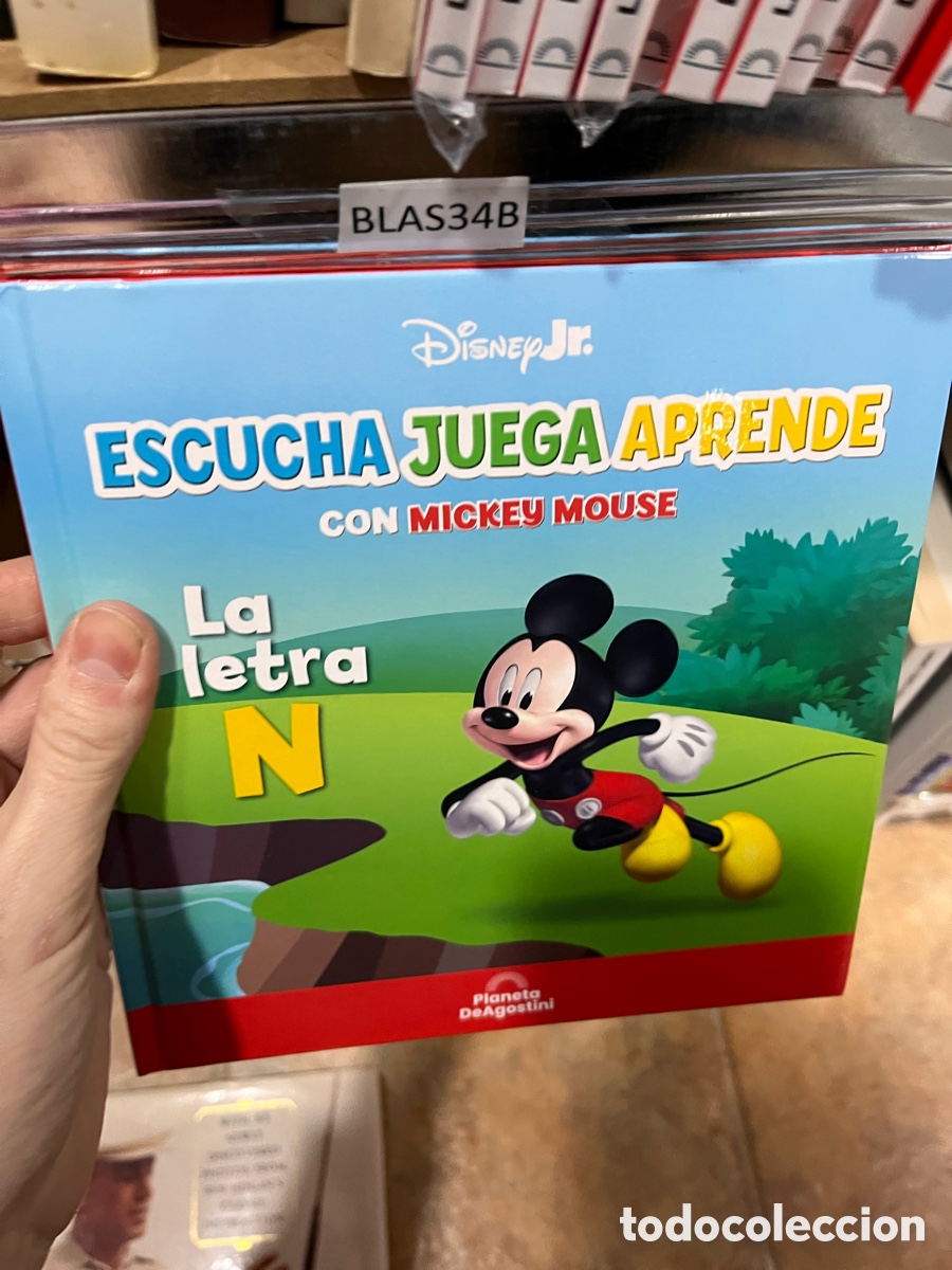 Libros de segunda mano: BLAS34B LA LETRA N, CUENTO ILUSTRADO DISNEY JR. ESCUCHA JUEGA APRENDE CON MICKEY MOUSE