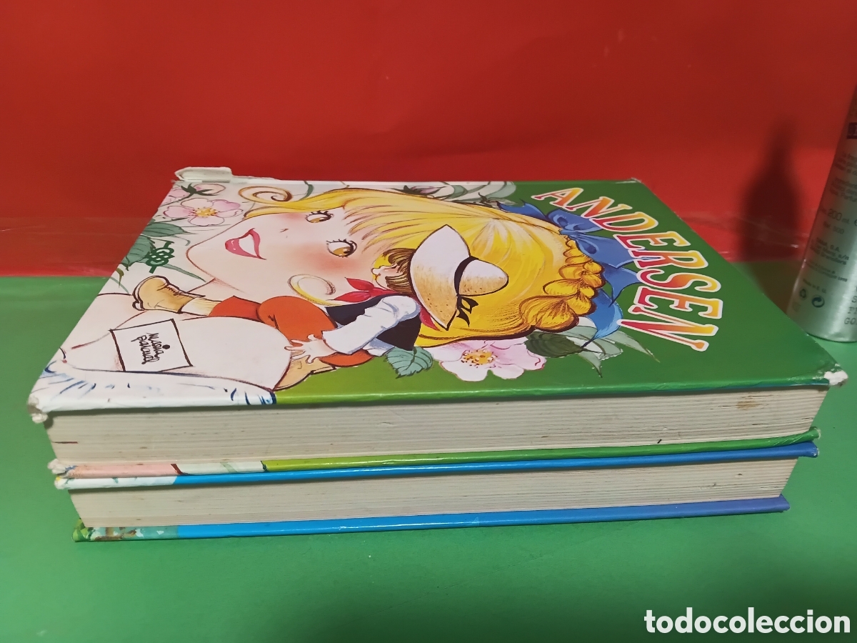 Libros de segunda mano: Dos tomos de cuentos de Andersen y Grimm - Foto 4