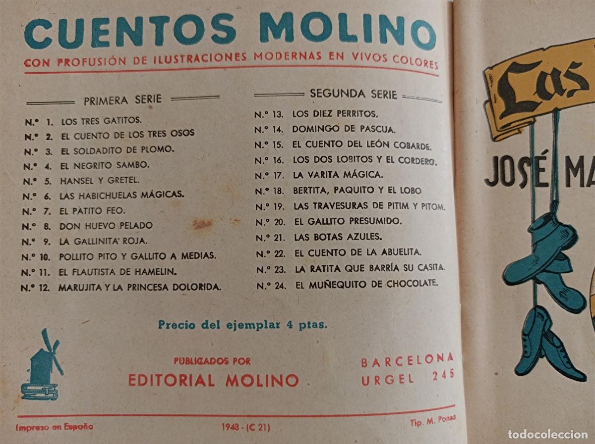 Libros de segunda mano: CUENTO LAS BOTAS AZULES ED. EL MOLINO - Foto 13