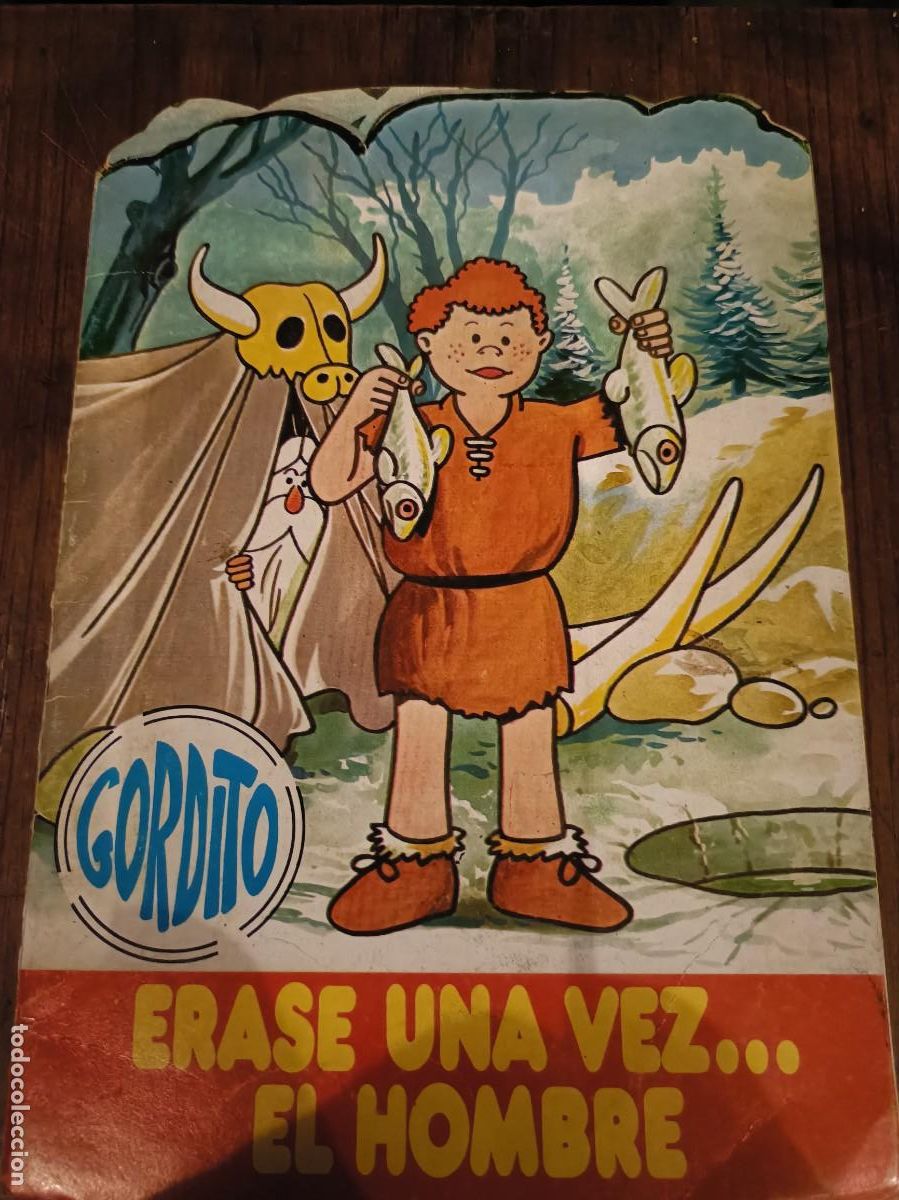 Second hand books: GORDITO. ERASE UNA VEZ... EL HOMBRE - CUENTOS TROQUELADOS VICTORIA N&ordm; 5 - PRODUCCIONES EDITORIALES
