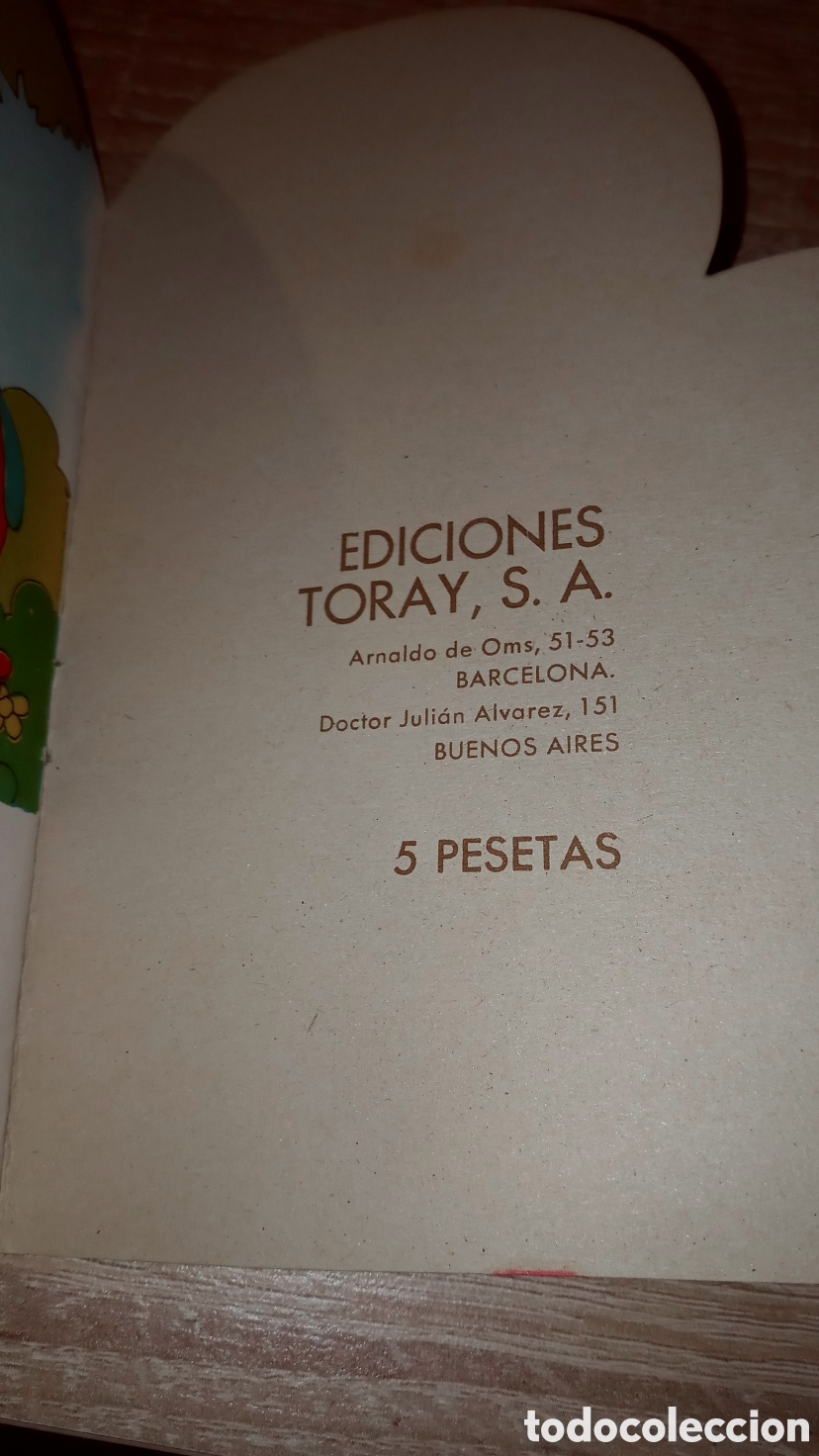 Libros de segunda mano: CUENTO TROQUELADO &nbsp;El papagayo &nbsp;Asensio Carmina Boada Pedro Editorial:&nbsp;Ediciones Toray, - Foto 3