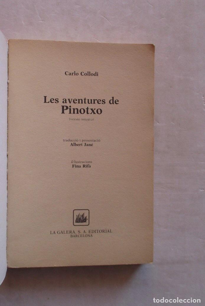 Libros de segunda mano: PINOTXO - CARLO COLLODI - Foto 2