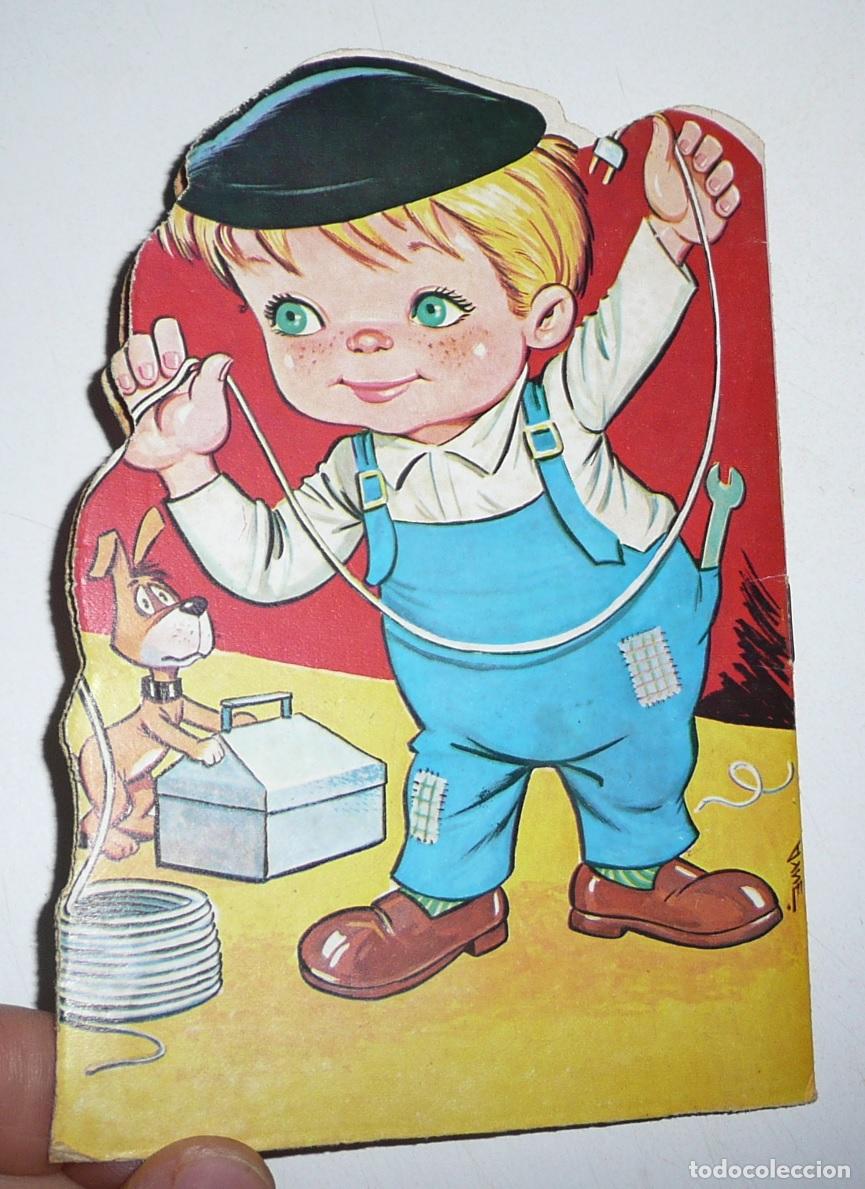 Libros de segunda mano: Cuento troquelado El electricista (Colecci&oacute;n Garbancito, Vilmar Ediciones) - Foto 2