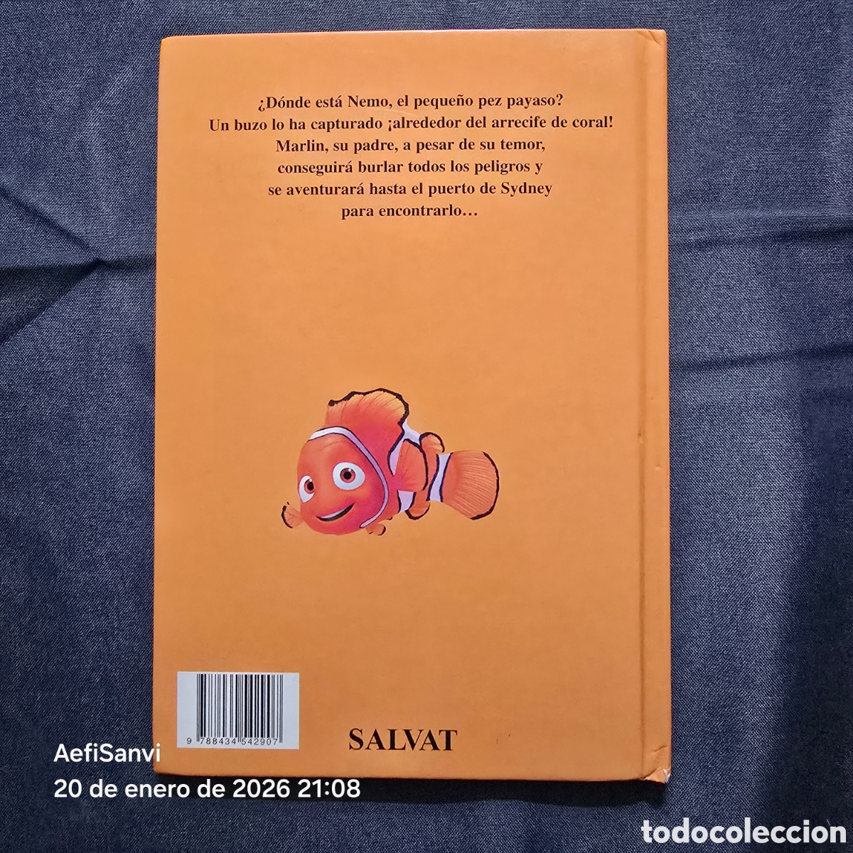 Libros de segunda mano: DISNEY PRESENTA: BUSCANDO A NEMO (CLUB DEL LIBRO, SALVAT) - Foto 2