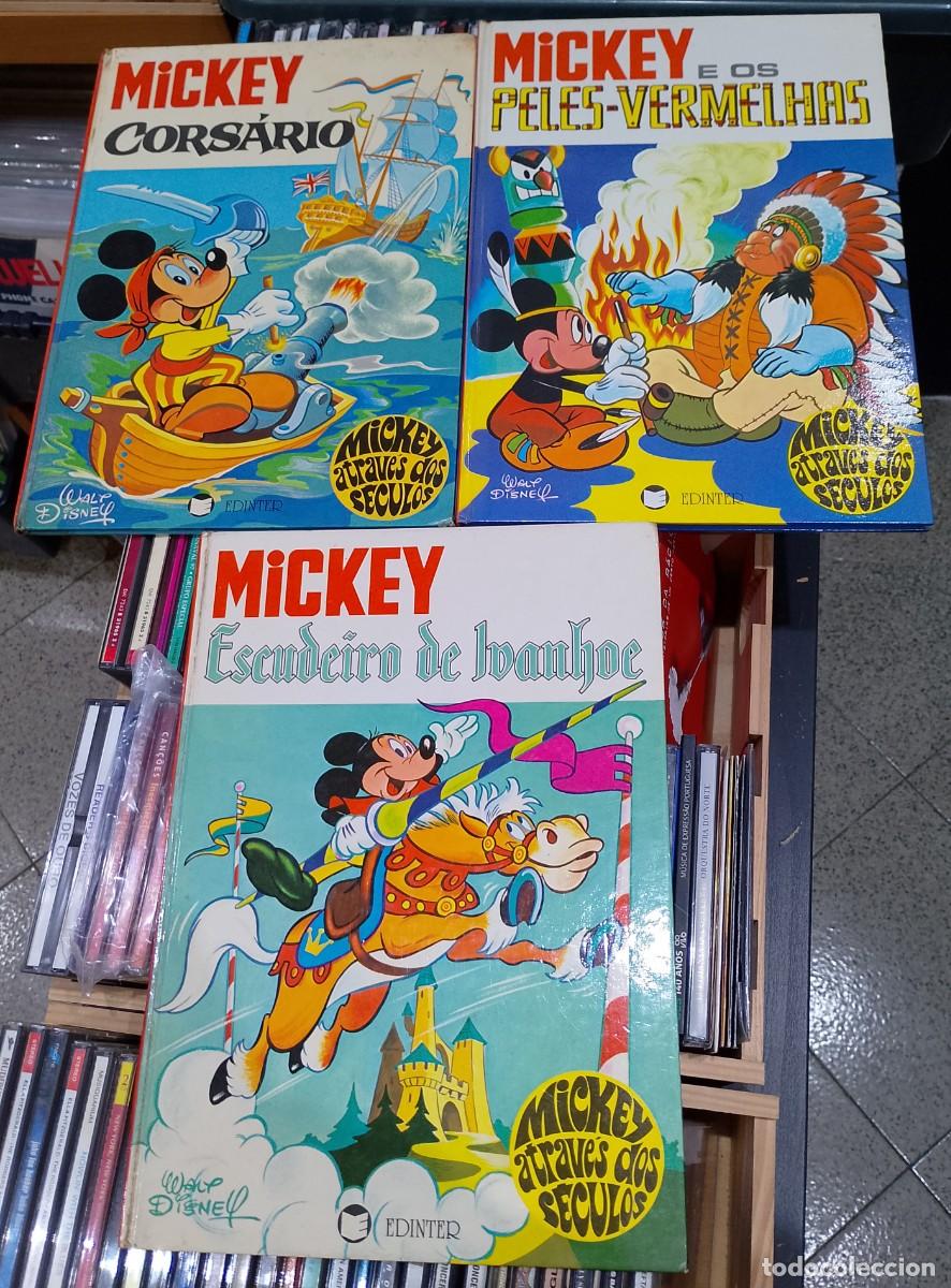 Second hand books: Mickey Cors&aacute;rio, Escudeiro de Ivanhoe, Peles Vermelhas 3 livros