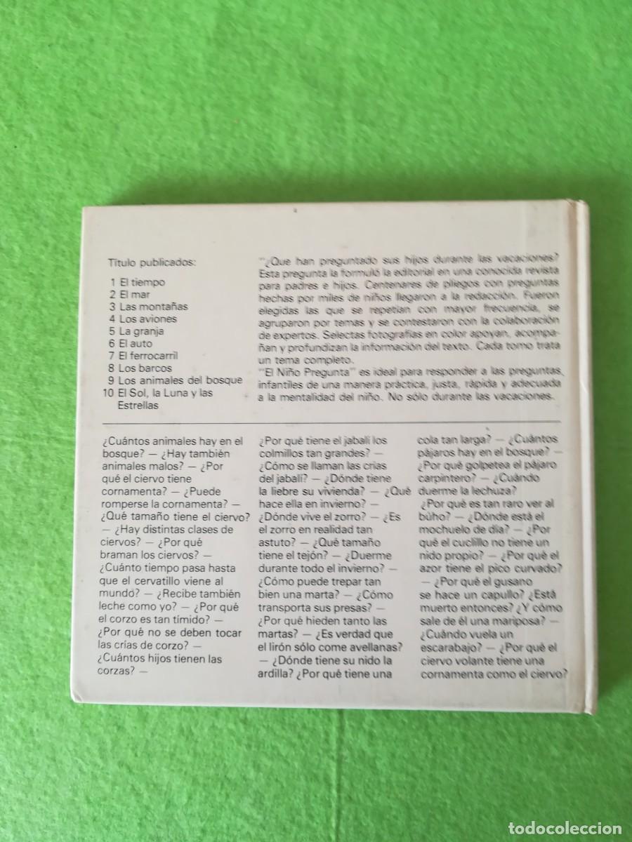 Libros de segunda mano: Los animales del bosque el ni&ntilde;o pregunta ediciones toray 1978 - Foto 2