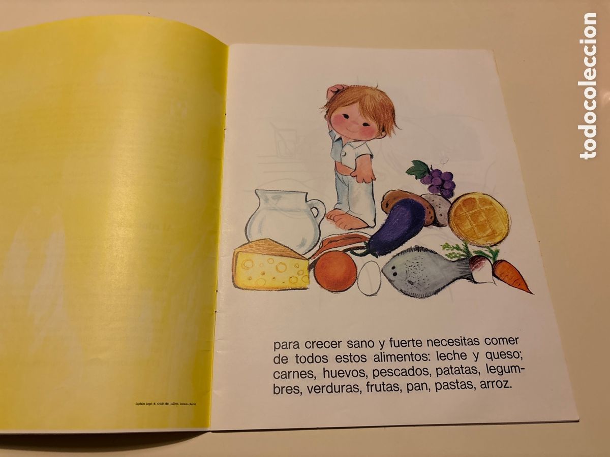 Libros de segunda mano: Aprendo a Comer. Cuentos para Colorear. 1981. ASM - Foto 3