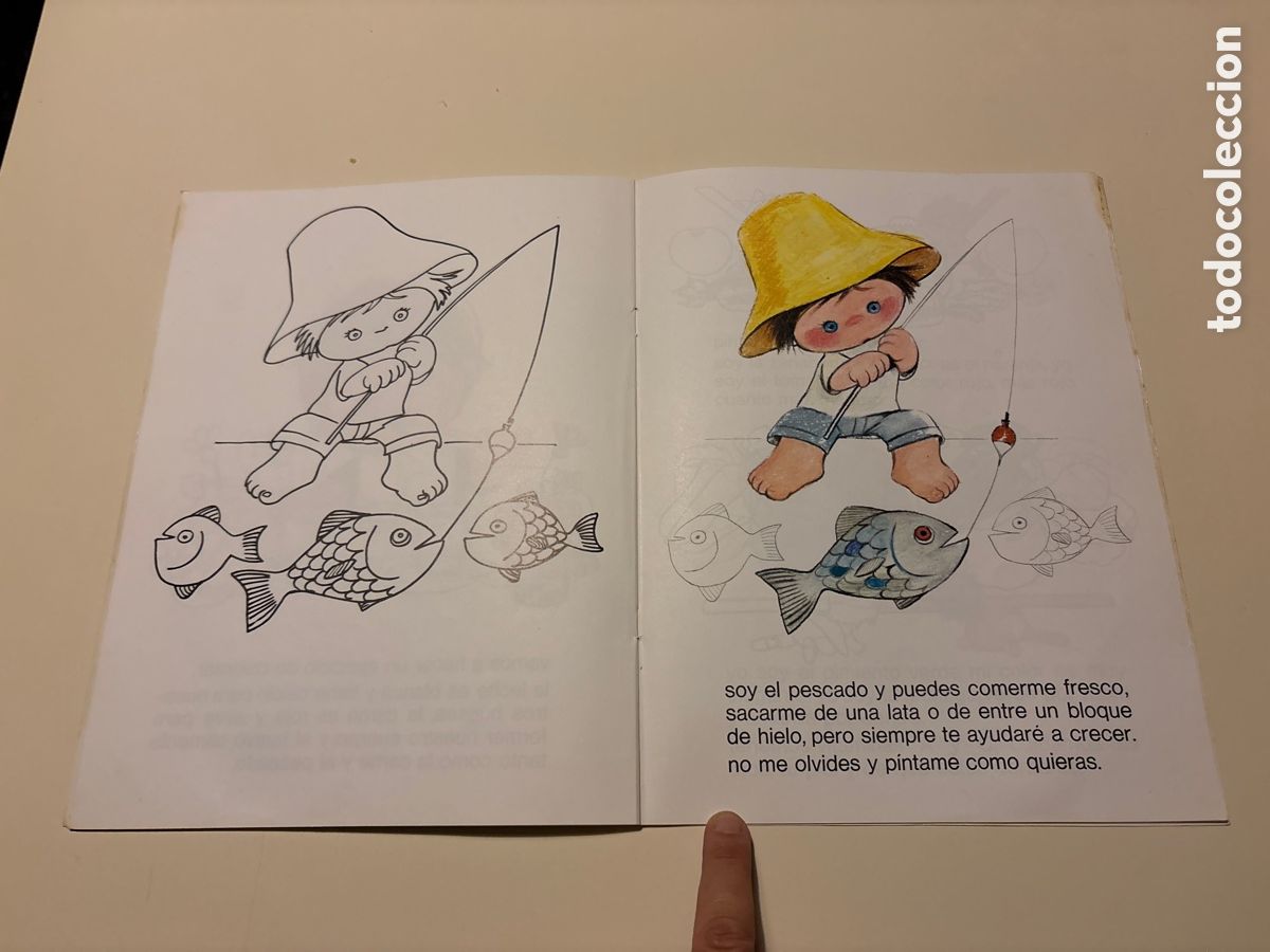 Libros de segunda mano: Aprendo a Comer. Cuentos para Colorear. 1981. ASM - Foto 5
