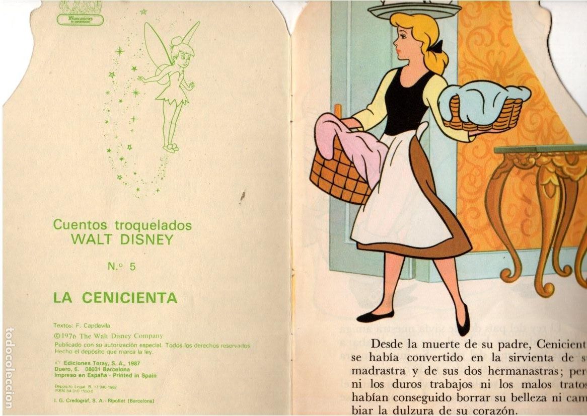 Libros de segunda mano: LA CENICIENTA *** WALT DISNEY *** EDICIONES TORAY 1987 - Foto 2