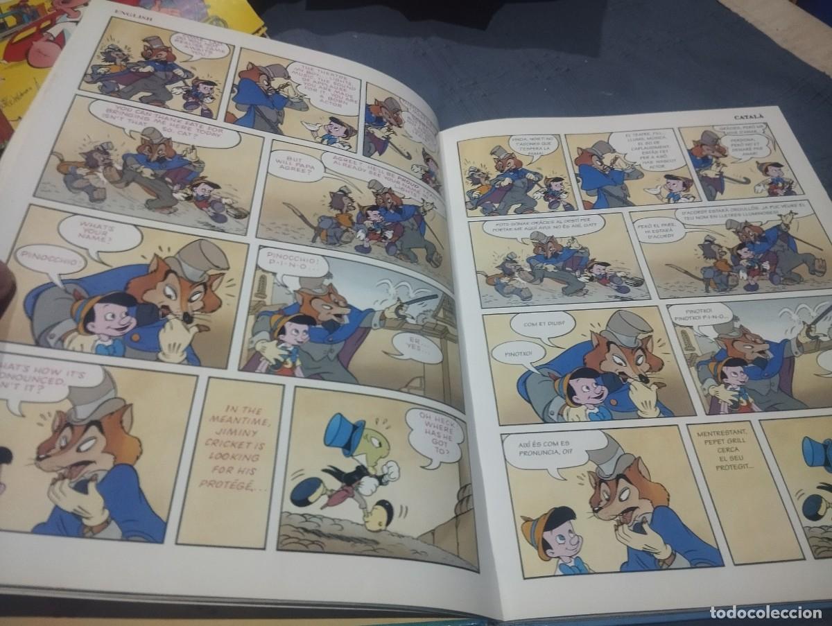 Libros de segunda mano: PINOTXO / PINOCCHIO - DISNEY - EDICIO CATAL&Agrave; / ANGL&Egrave;S - BILING&Uuml;E - COMIC - Foto 2