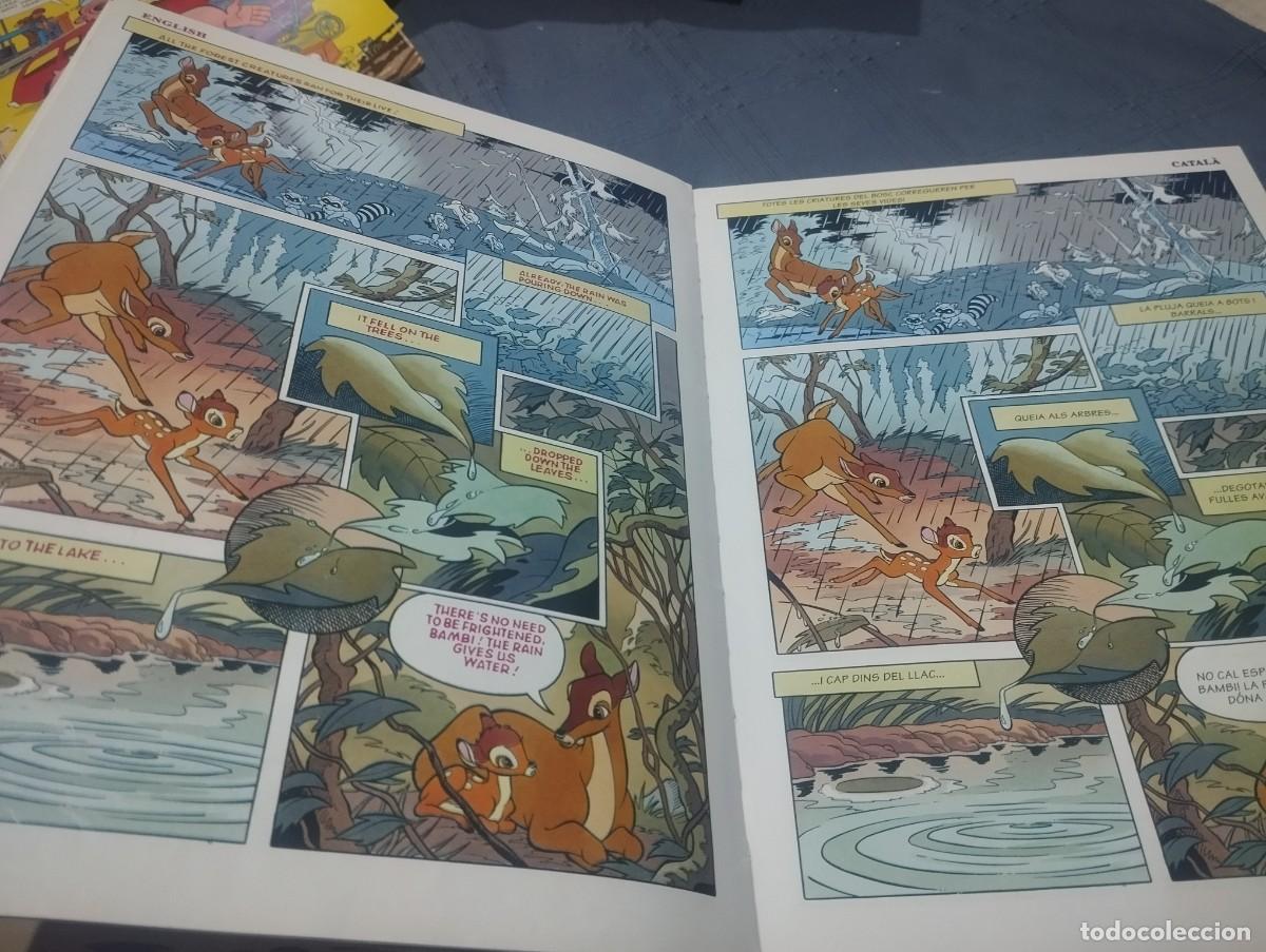 Libros de segunda mano: BAMBI - DISNEY - EDICIO CATAL&Agrave; / ANGL&Egrave;S - BILING&Uuml;E - COMIC - Foto 2