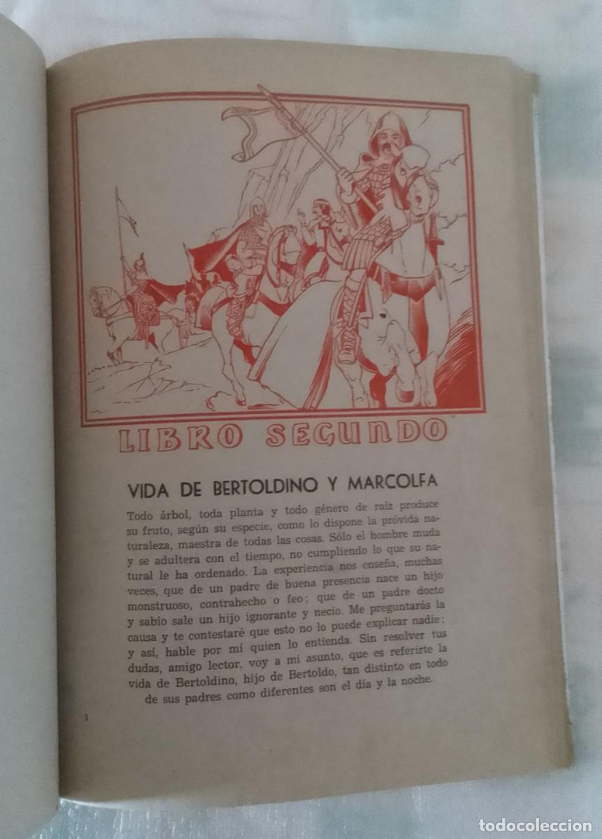 Libros de segunda mano: BERTOLDO - BERTOLDINO- CACASENO - CUENTO - Foto 5