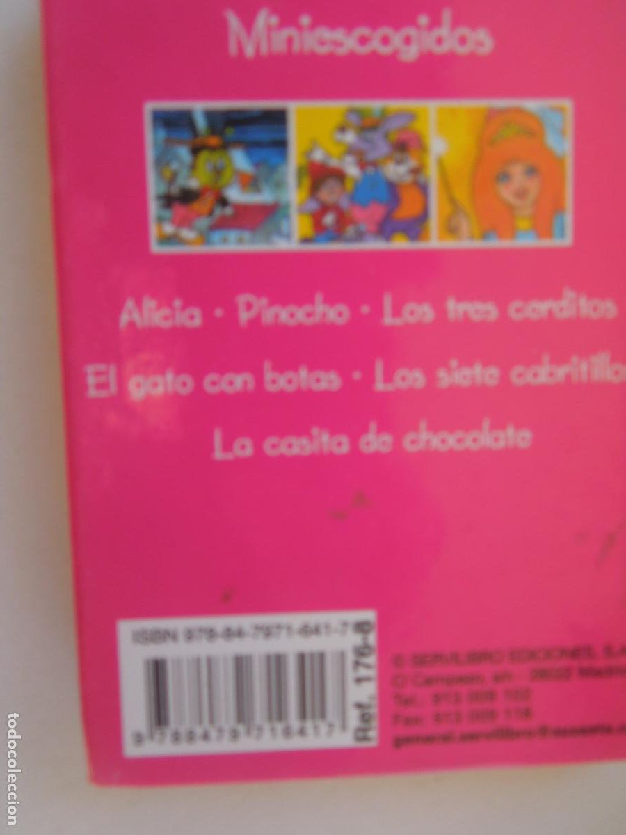 Libros de segunda mano: PINOCHO - SERVILIBRO EDICIONES - MINIESCOGIDOS. - Foto 2