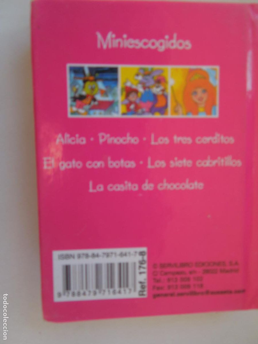Libros de segunda mano: PINOCHO - SERVILIBRO EDICIONES - MINIESCOGIDOS. - Foto 2