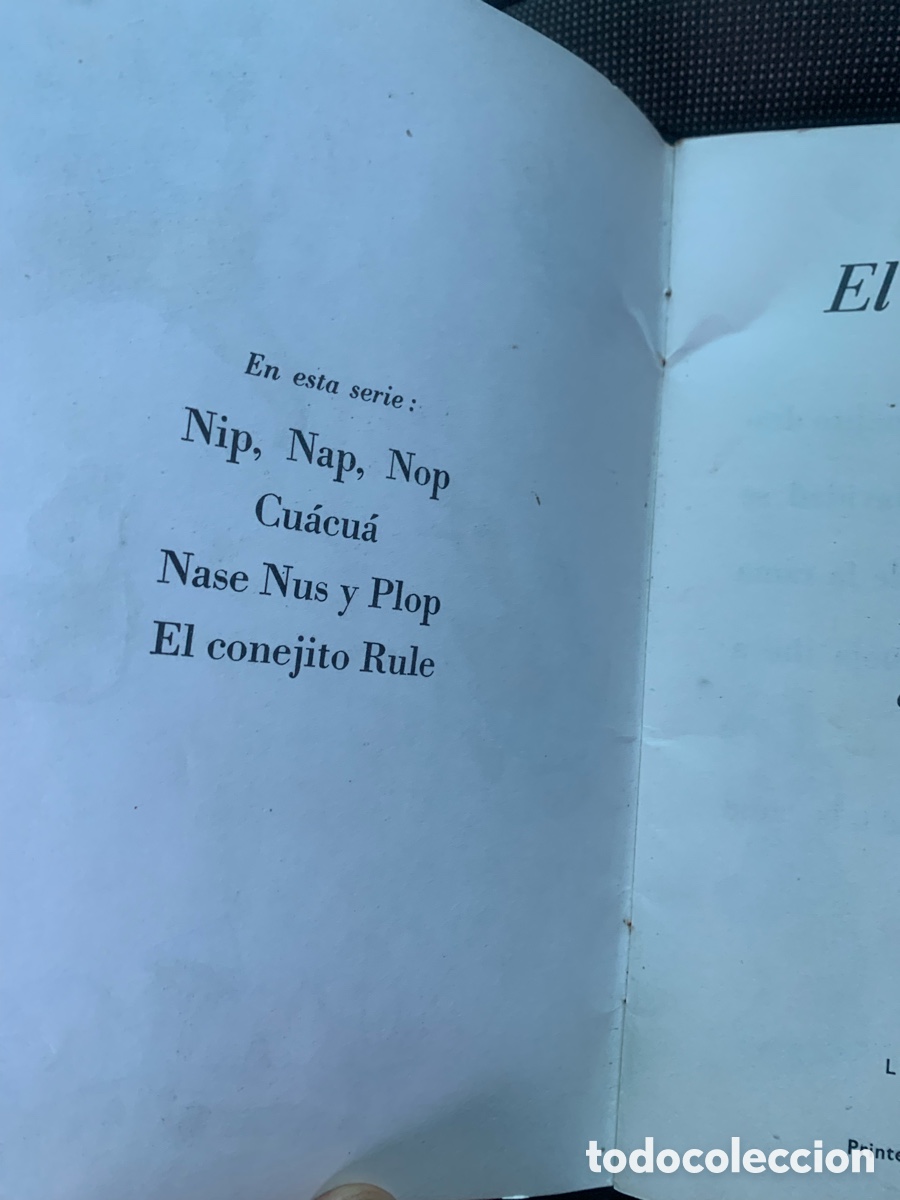Libros de segunda mano: Cuento antiguo el conejito Rule printed in sweden - Foto 7
