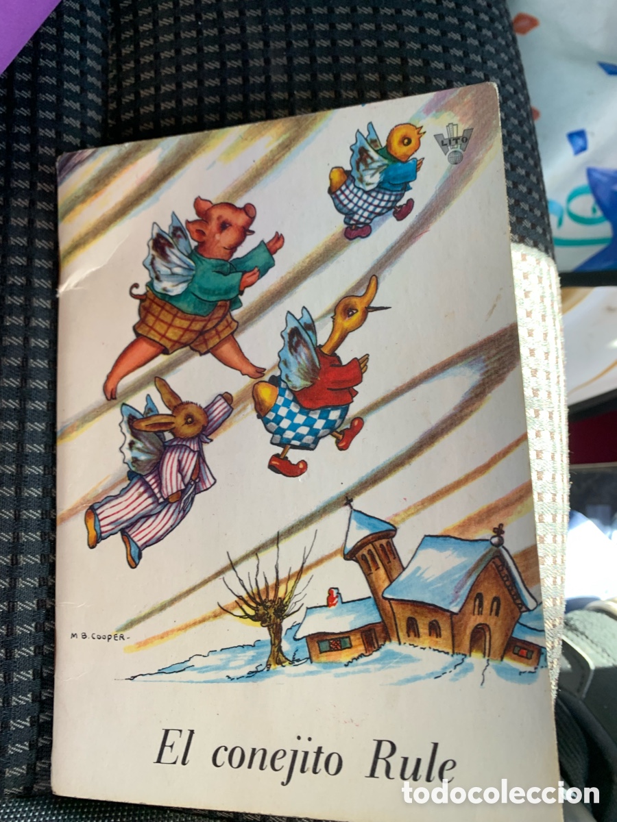 Libros de segunda mano: Cuento antiguo el conejito Rule printed in sweden - Foto 1