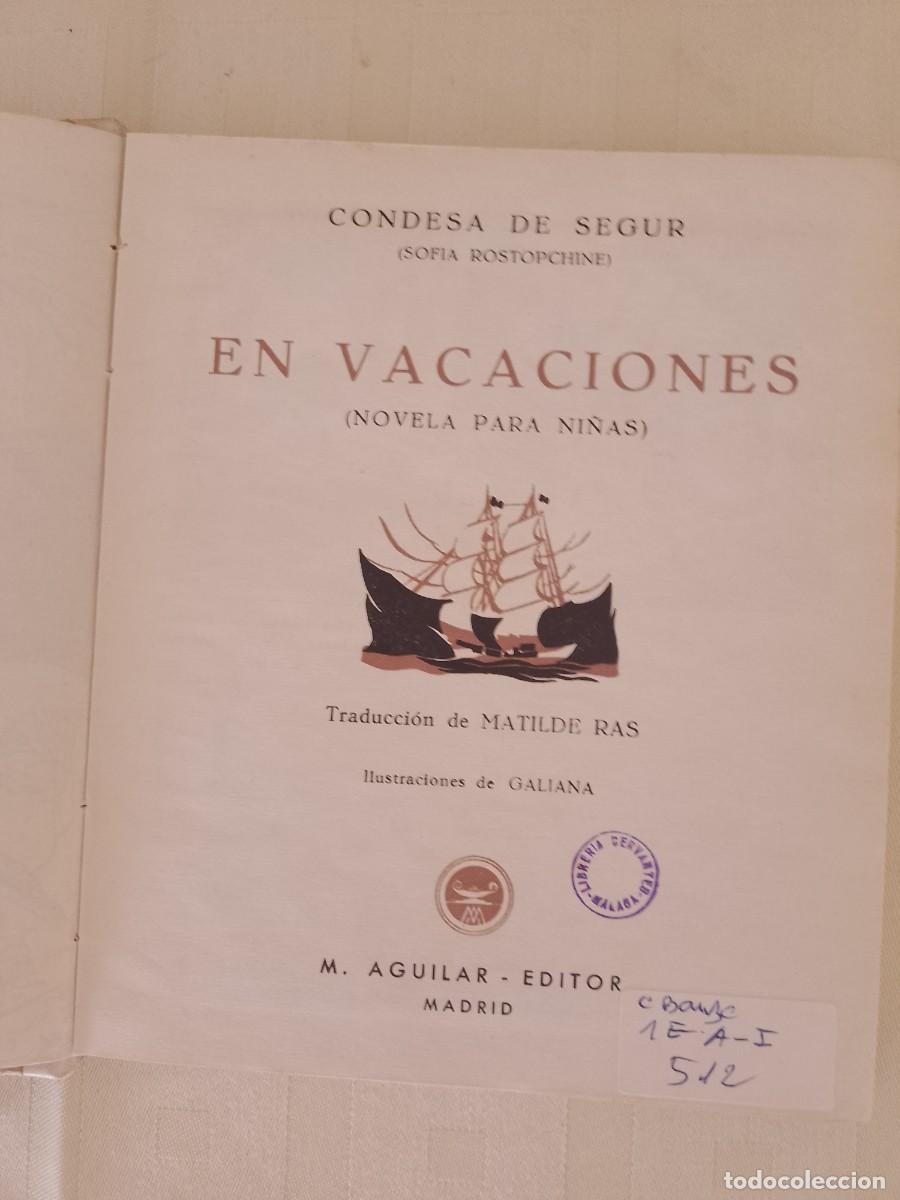 Libros de segunda mano: EN VACACIONES EDITORIAL AGUILAR - Foto 5