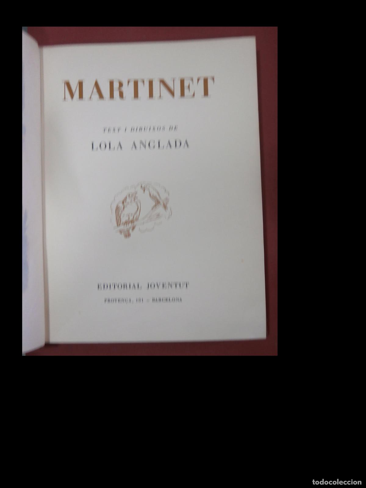 Libros de segunda mano: Martinet. Lola Anglada - Foto 1