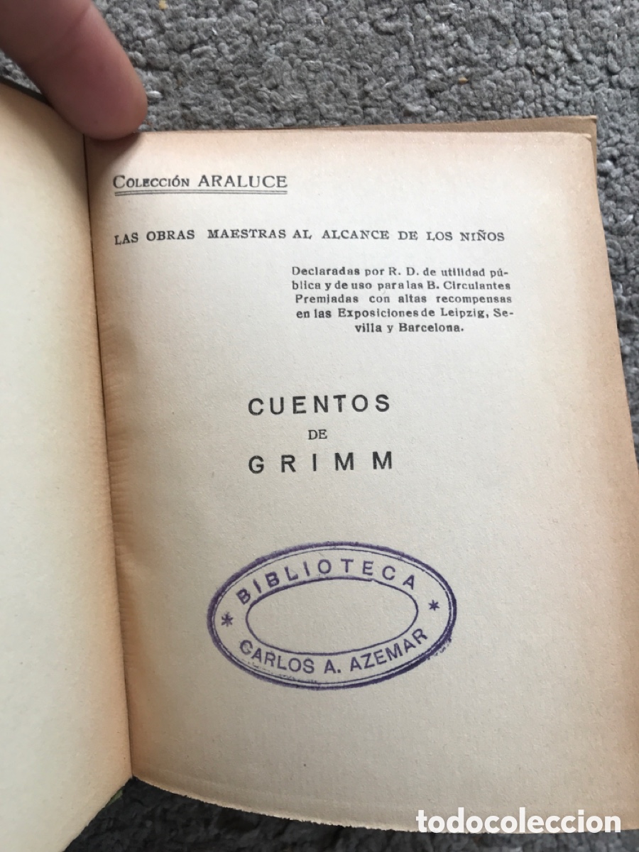 Libros de segunda mano: Cuentos de grimm / Araluce - Foto 6