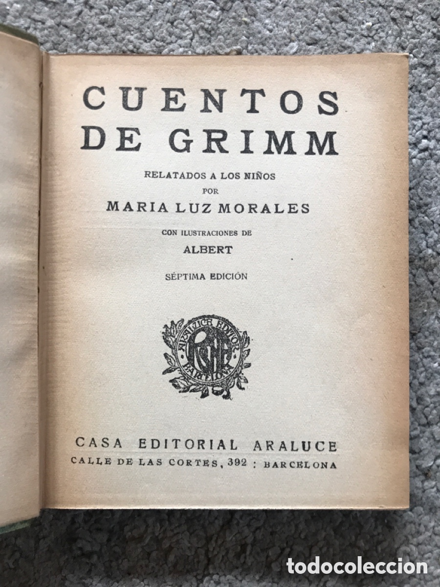 Libros de segunda mano: Cuentos de grimm / Araluce - Foto 7