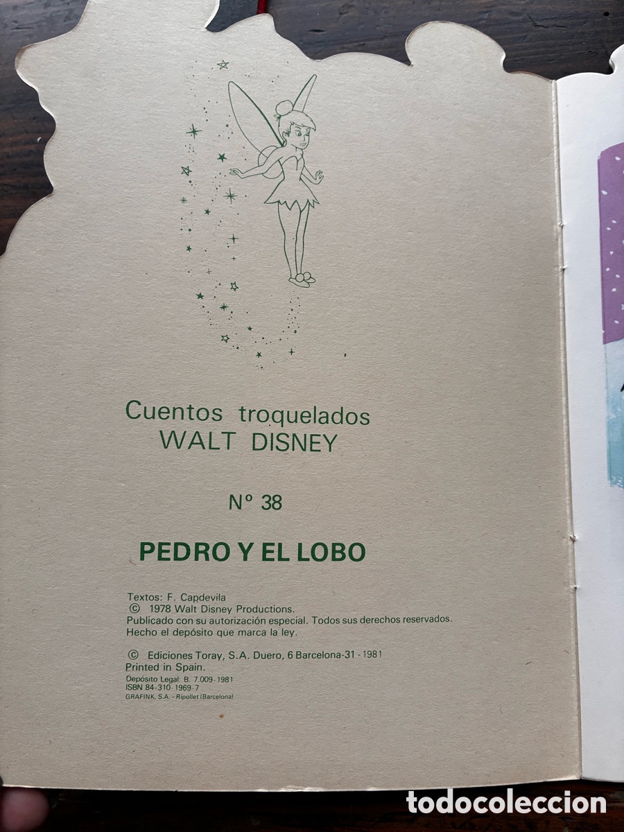 Libros de segunda mano: CUENTOS TROQUELADOS. PEDRO Y EL LOBO. 1981 - Foto 3