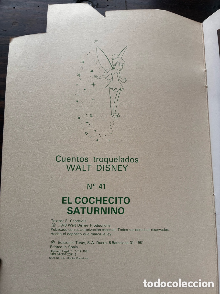 Libros de segunda mano: CUENTOS TROQUELADOS. EL COCHECITO SATURNINO. 1981 - Foto 3