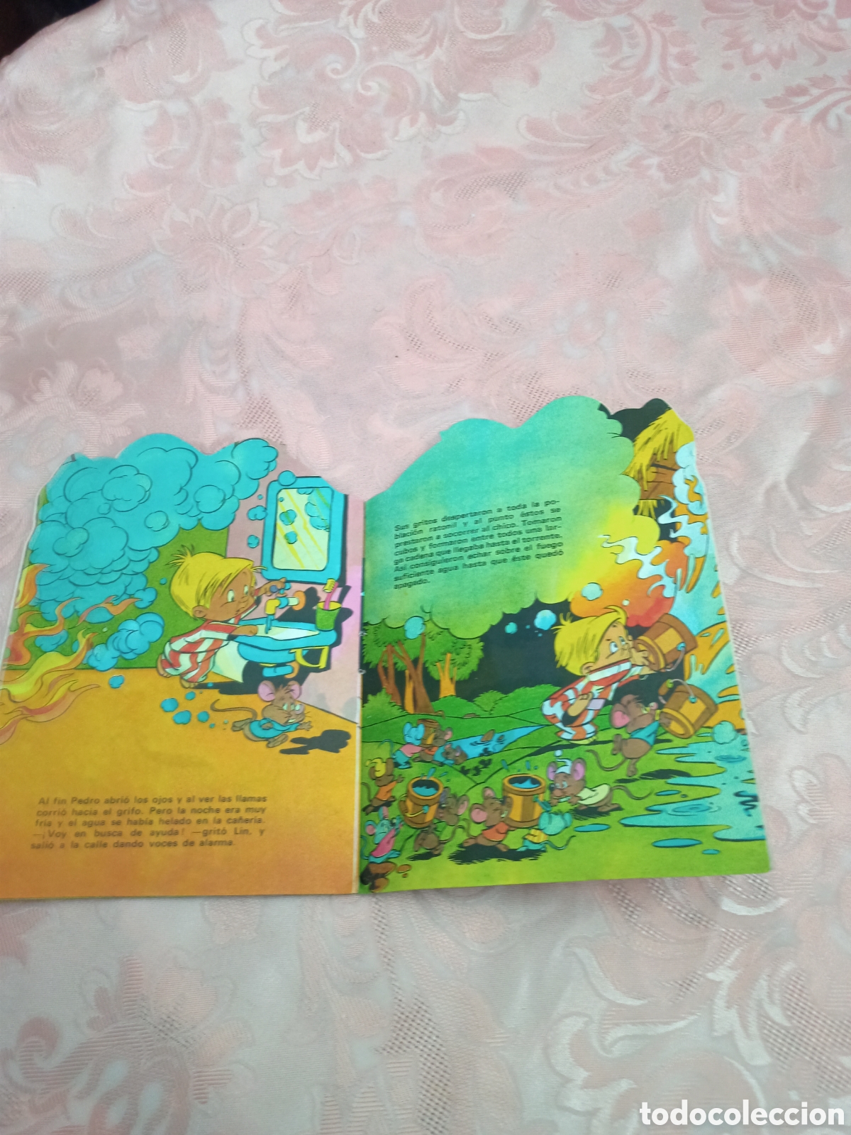 Libros de segunda mano: Antiguo cuento El rat&oacute;n agradecido. - Foto 2