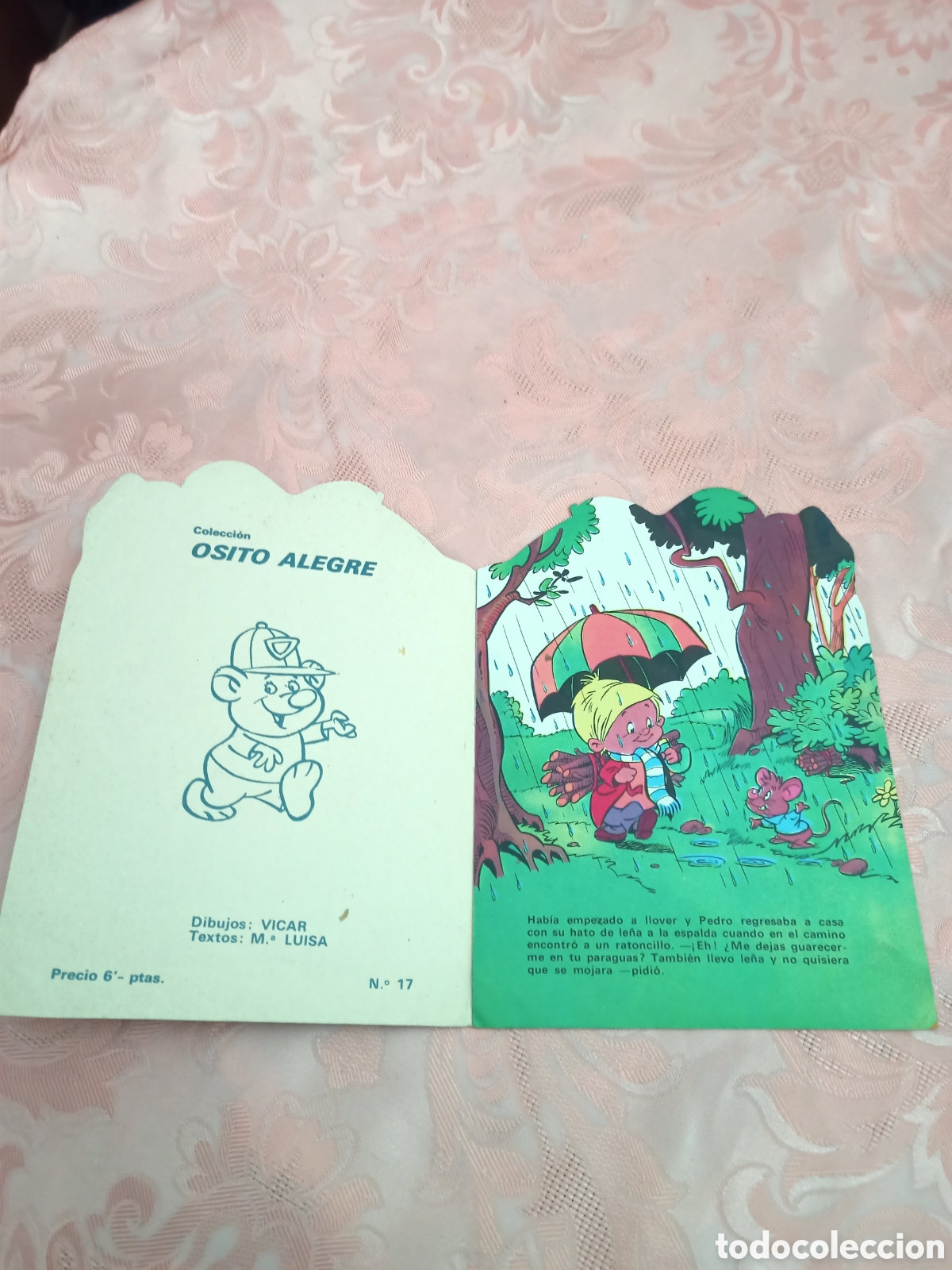 Libros de segunda mano: Antiguo cuento El rat&oacute;n agradecido. - Foto 3