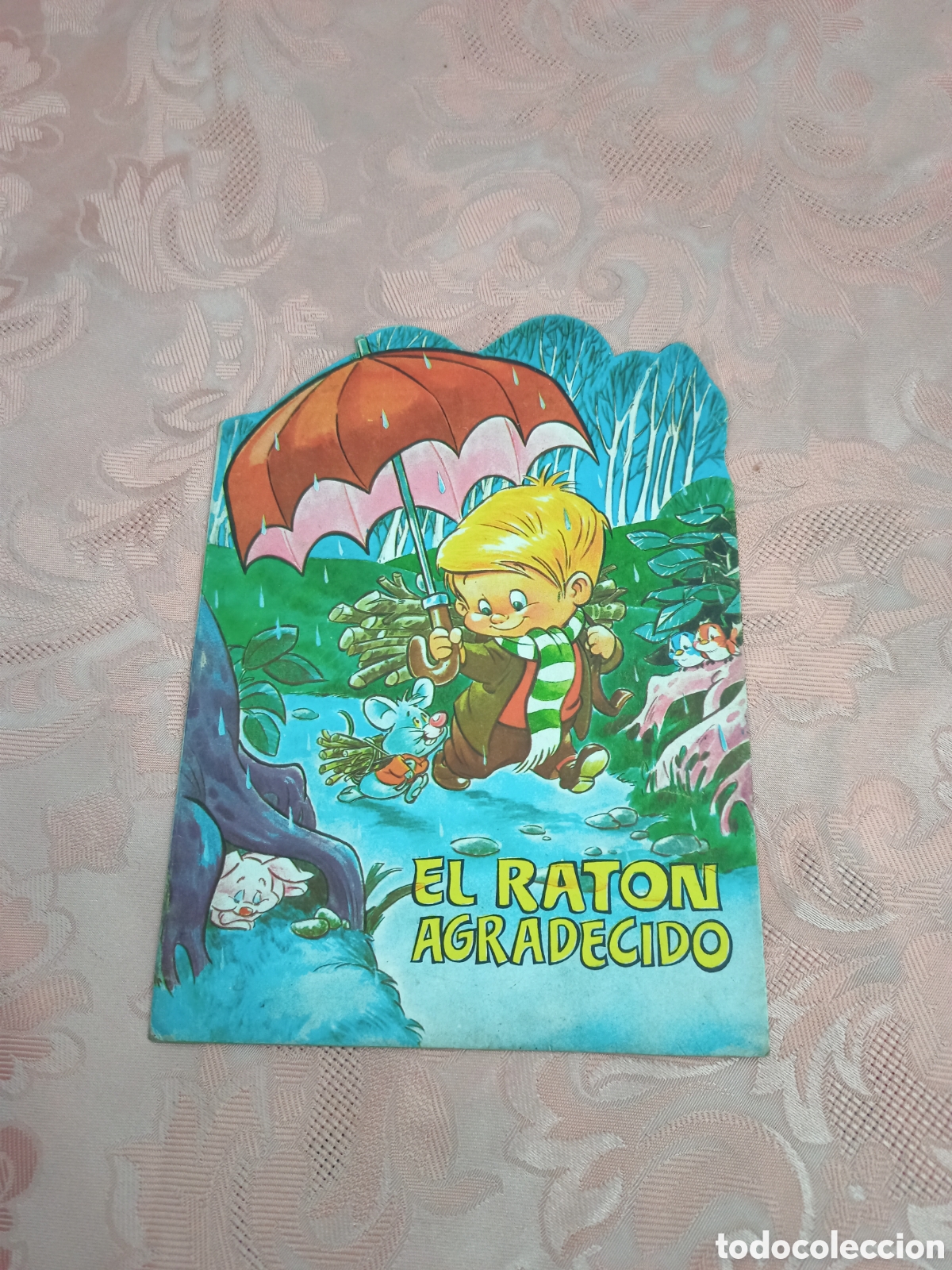 Libros de segunda mano: Antiguo cuento El rat&oacute;n agradecido. - Foto 1