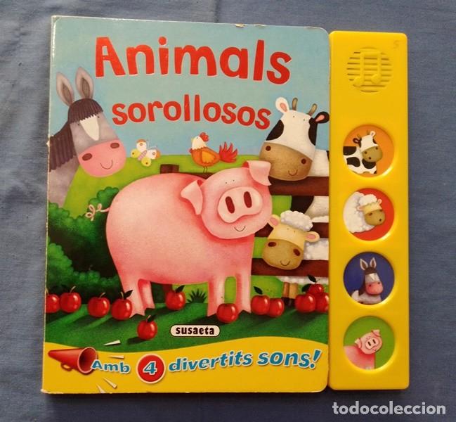 Libros de segunda mano: Cuento para ni&ntilde;os Animals sorollosos en catalan - Foto 1