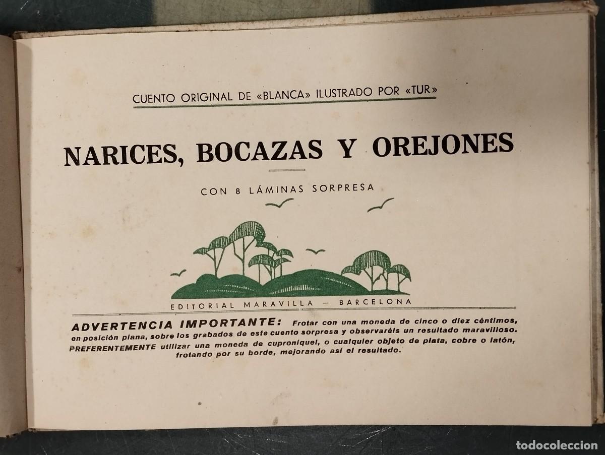 Libros de segunda mano: CUENTO &rdquo;NARICES, BOCAZAS Y OREJONES&rdquo; - Foto 2