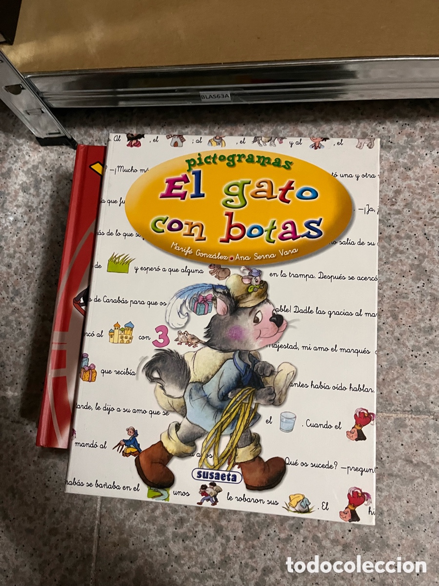 Libros de segunda mano: Blas63A el gato con botas, con pictogramas, - Foto 1