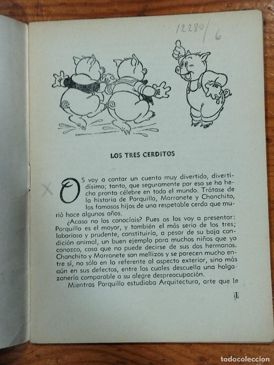 Libros de segunda mano: CUENTO &rdquo;LOS TRES CERDITOS&rdquo;. - Foto 2