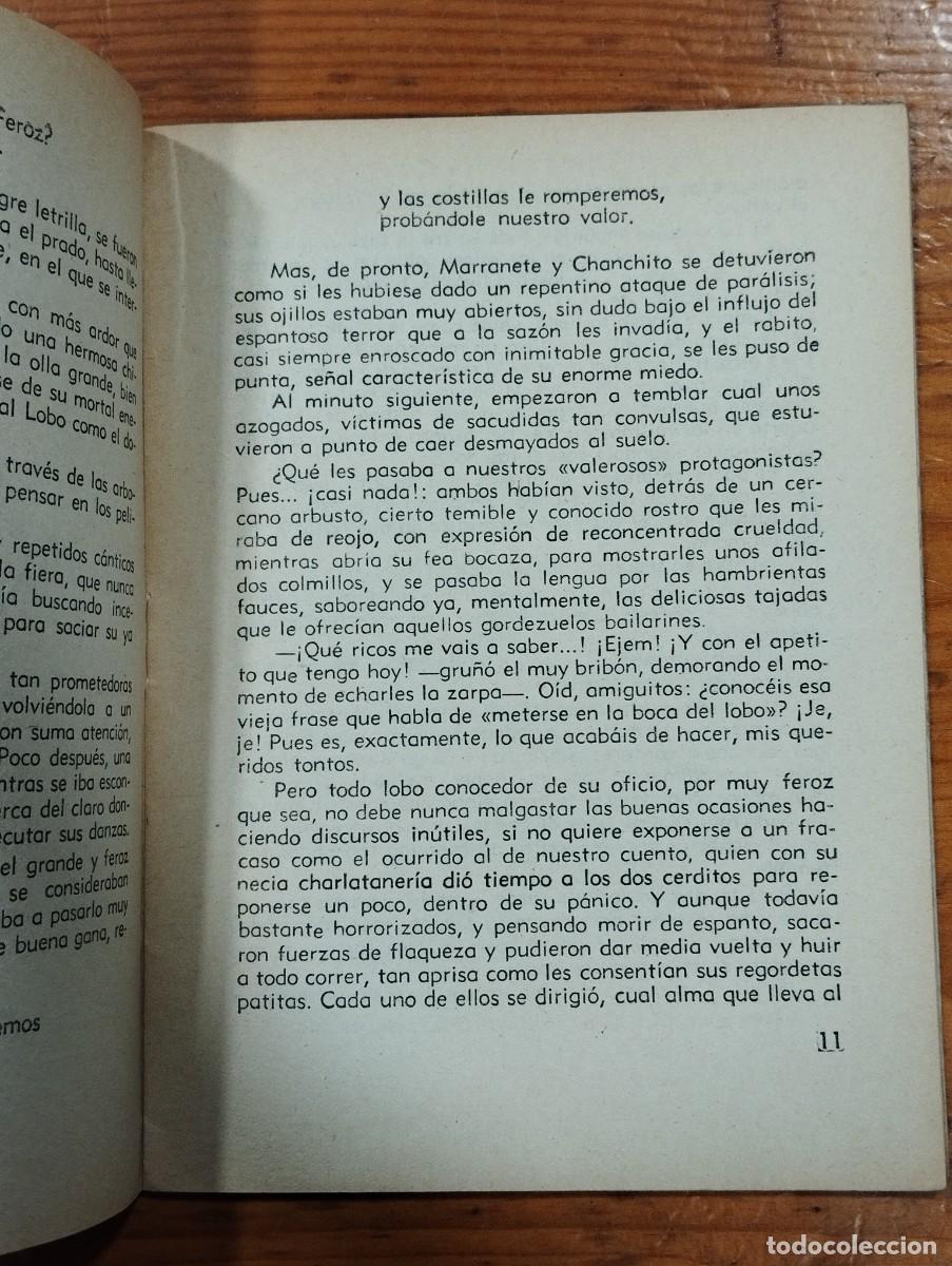 Libros de segunda mano: CUENTO &rdquo;LOS TRES CERDITOS&rdquo;. - Foto 5