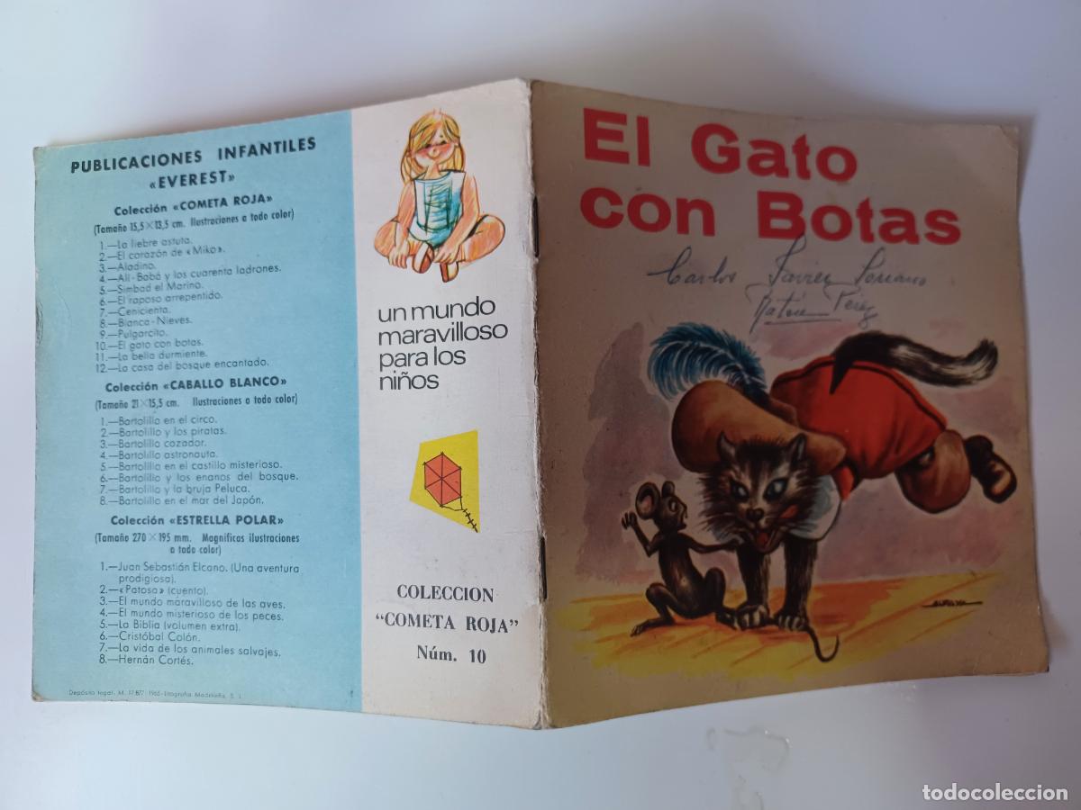 Libros de segunda mano: EL GATO CON BOTAS COLECCI&Oacute;N &rdquo;COMETA ROJA &rdquo; N&ordm; 10 - Foto 2