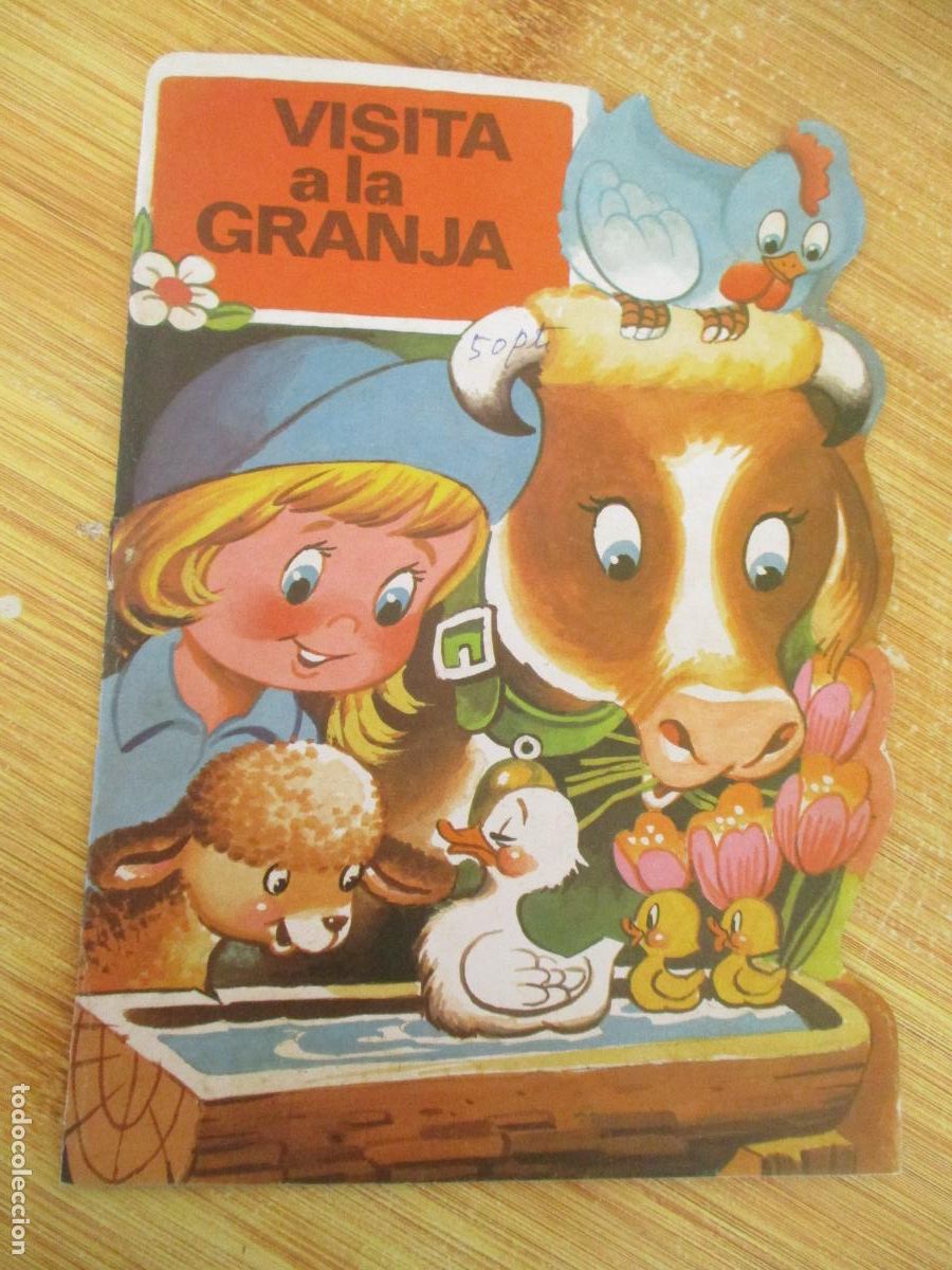 Libros de segunda mano: MIS TROQUELADOS, N&ordm;. 15- VISITA A LA GRANJA-BRUGUERA-1&ordf;., EDC., 1984