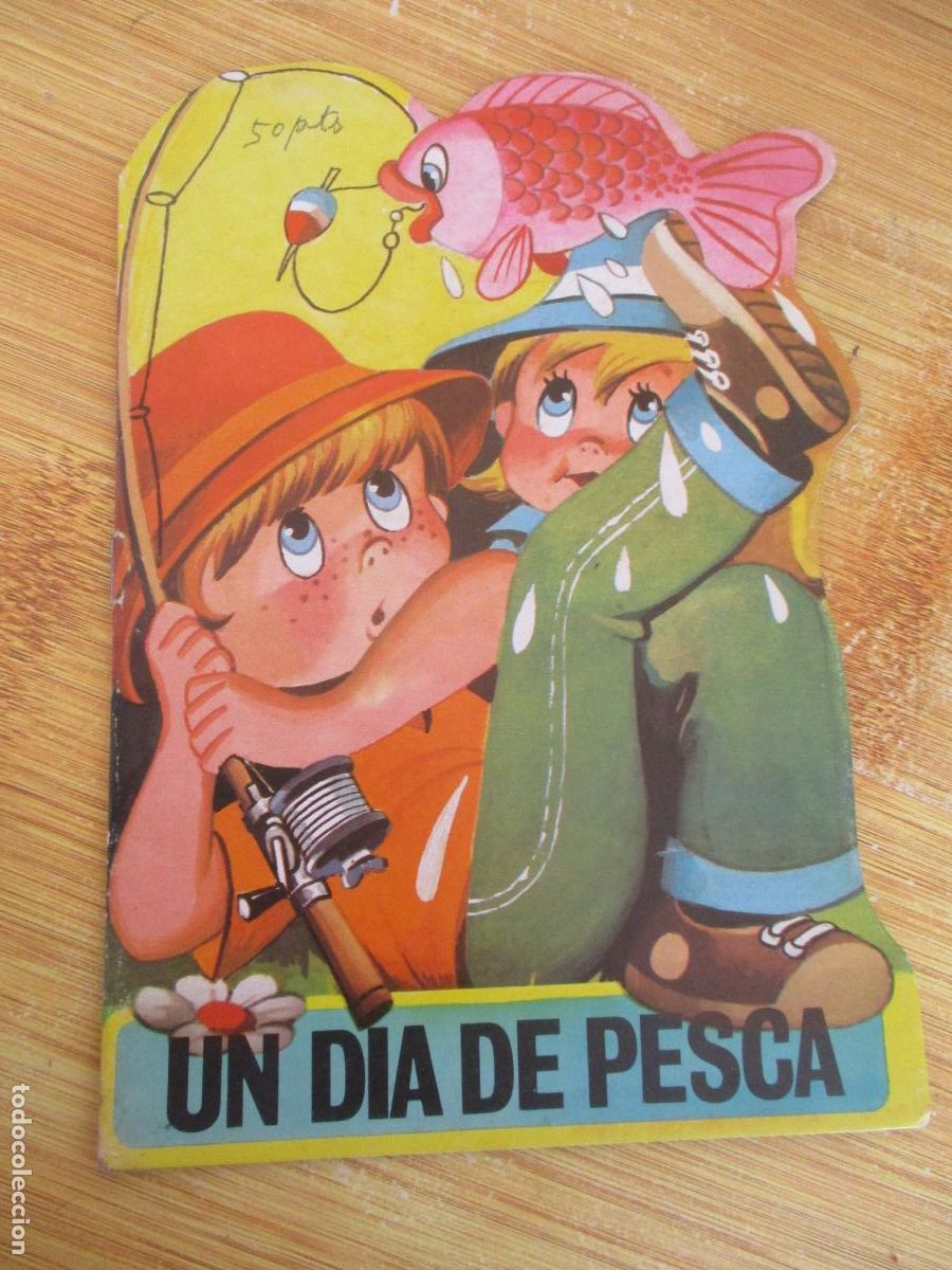 Libros de segunda mano: MIS TROQUELADOS N&ordm;., 14- UN D&Iacute;A DE PESCA-BRUGUERA-1&ordf;., EDC., 1984