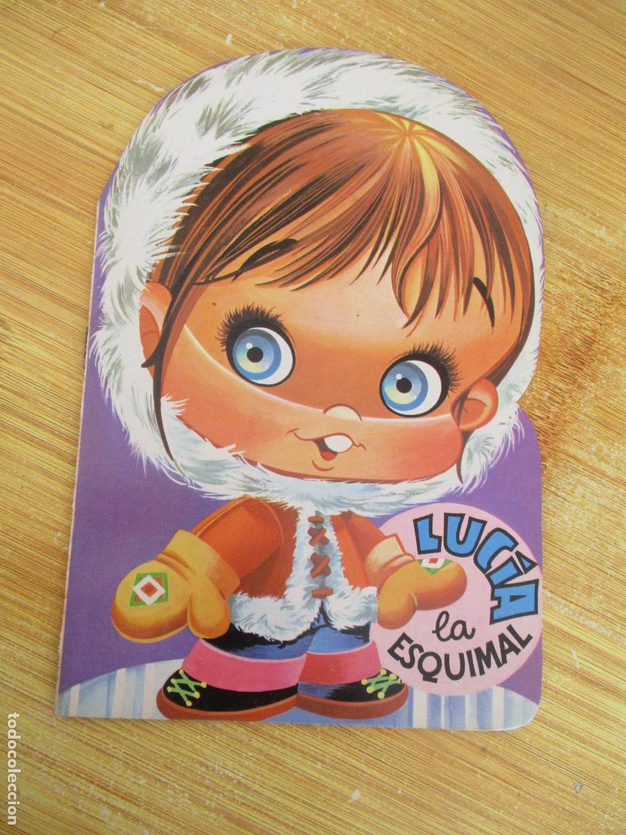 Libros de segunda mano: TROQUELADOS OJITOS-N&ordm;., 2- LUC&Iacute;A LA ESQUIMAL -BRUGUERA-, 1&ordf;., EDC., 1986