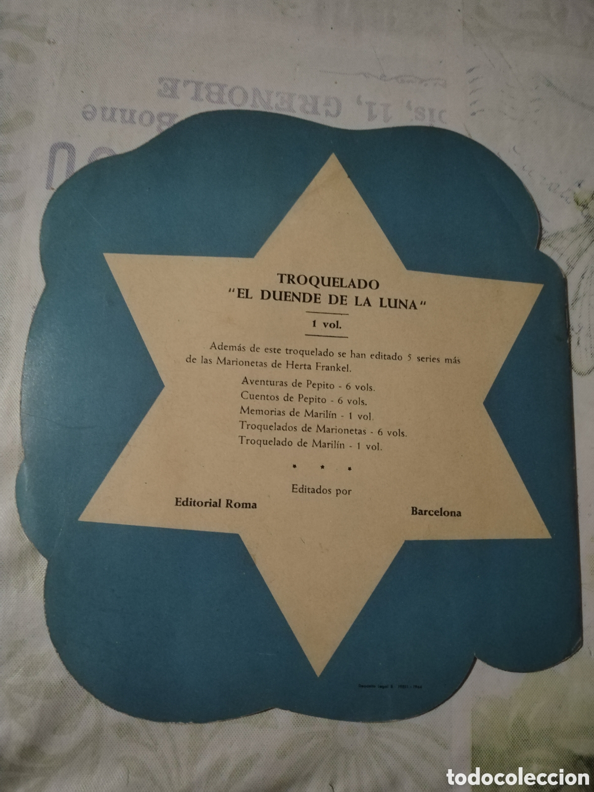 Libros de segunda mano: Cuento troquelado El duende de la Luna Editorial Roma 1964 - Foto 2