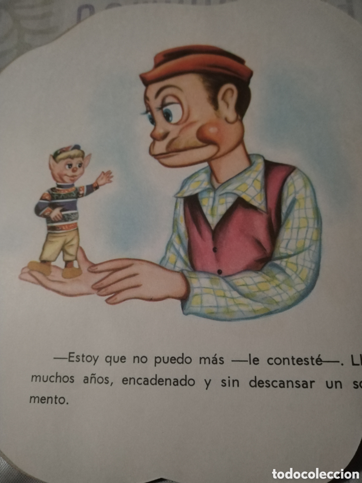 Libros de segunda mano: Cuento troquelado El duende de la Luna Editorial Roma 1964 - Foto 8